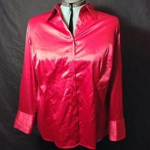 Red Satin Shirt